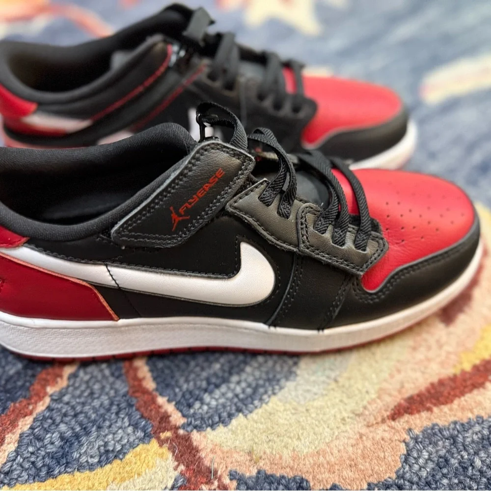 Air Jordan Sneakers 1 LOW GYM FlyEase Alternate Bred‎ Toe size: 7Y or 8.5W NIKE